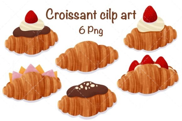 Download Croissant ClipArt, Brunch - Croissant clipart Collection