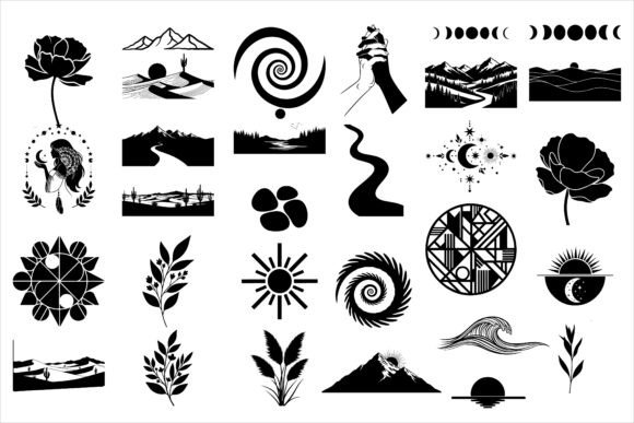 Download Aesthetic Printable Wall Silhouettes - Silhouette Collection